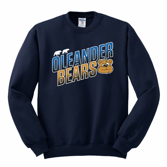 Oleander Unisex Navy Crewneck