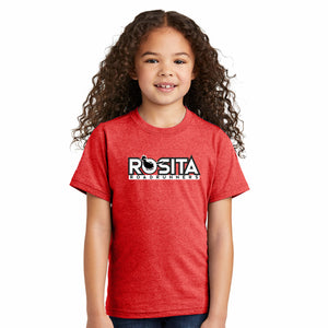 Youth Red Heather Tee