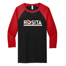 Load image into Gallery viewer, Adult Baseball Tee Black and Red
