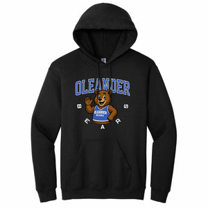 Oleander Unisex Black Hoodie