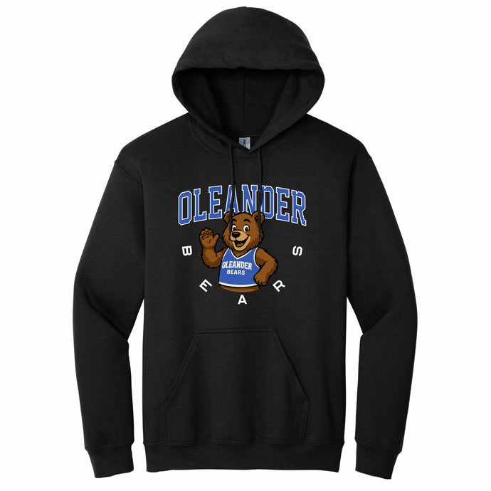 Oleander Unisex Black Hoodie