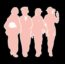 Load image into Gallery viewer, Air Force WOF sticker 3 pack Blk/Olive/Pink - FREE SHIPPING
